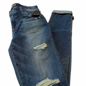 Joes Rolled cropped skinny ankle distressed stretch 27x30 Women’s Jeans NWT